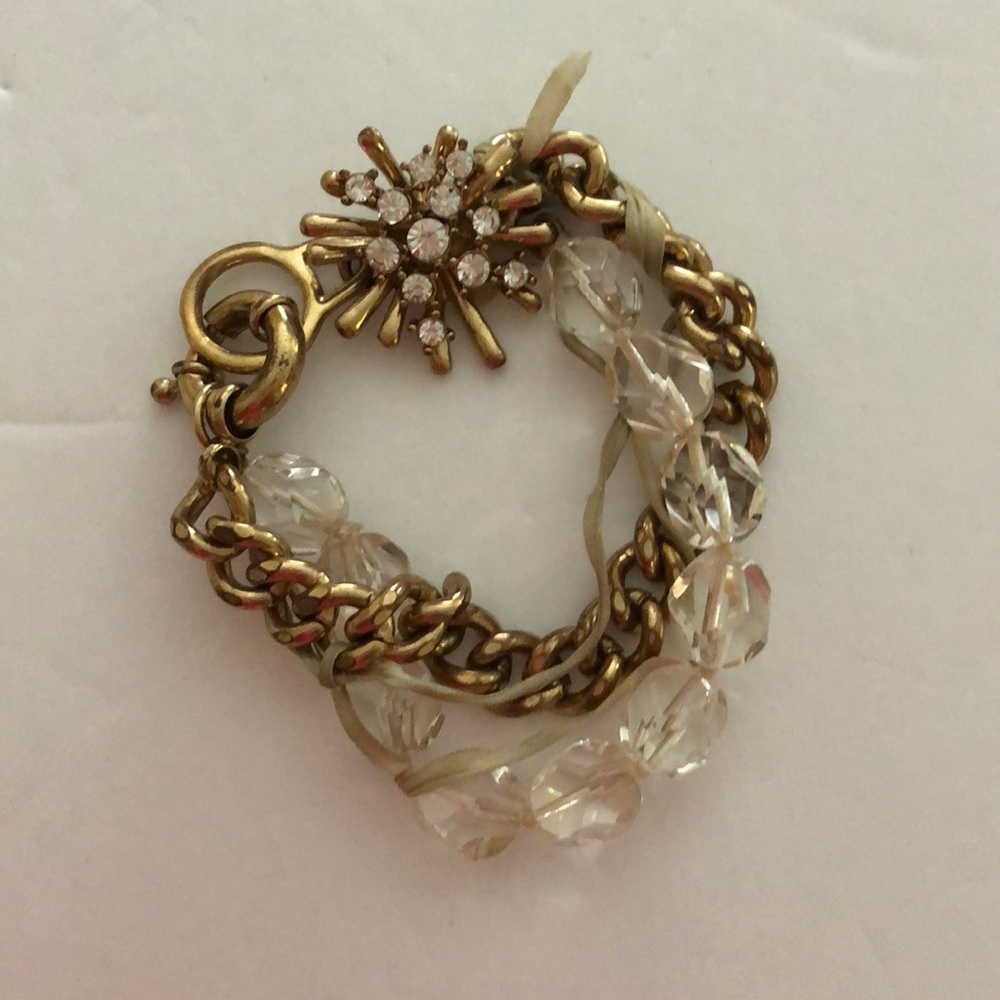 Gold link bracelet